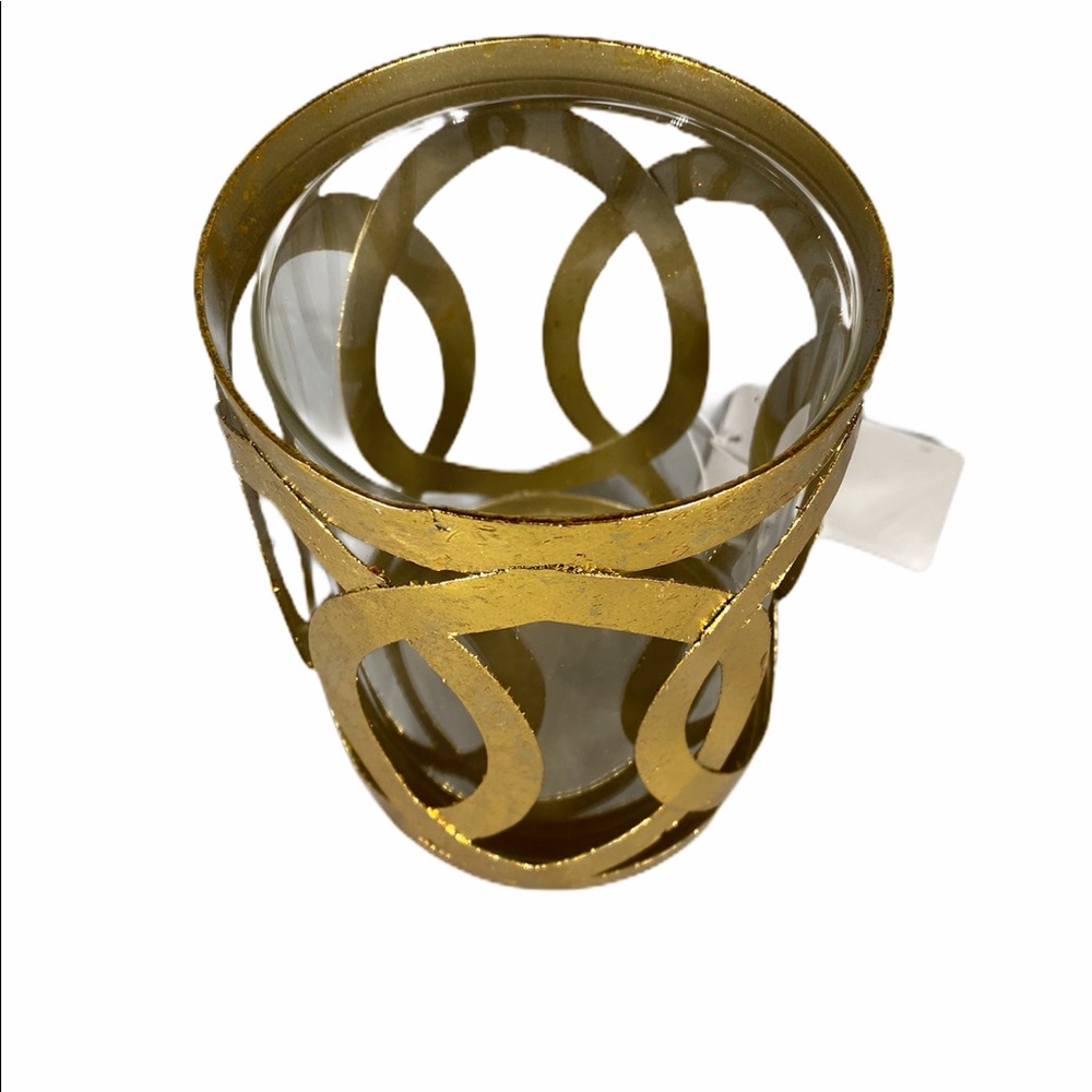 UM Amara Gold Small Candle Holder